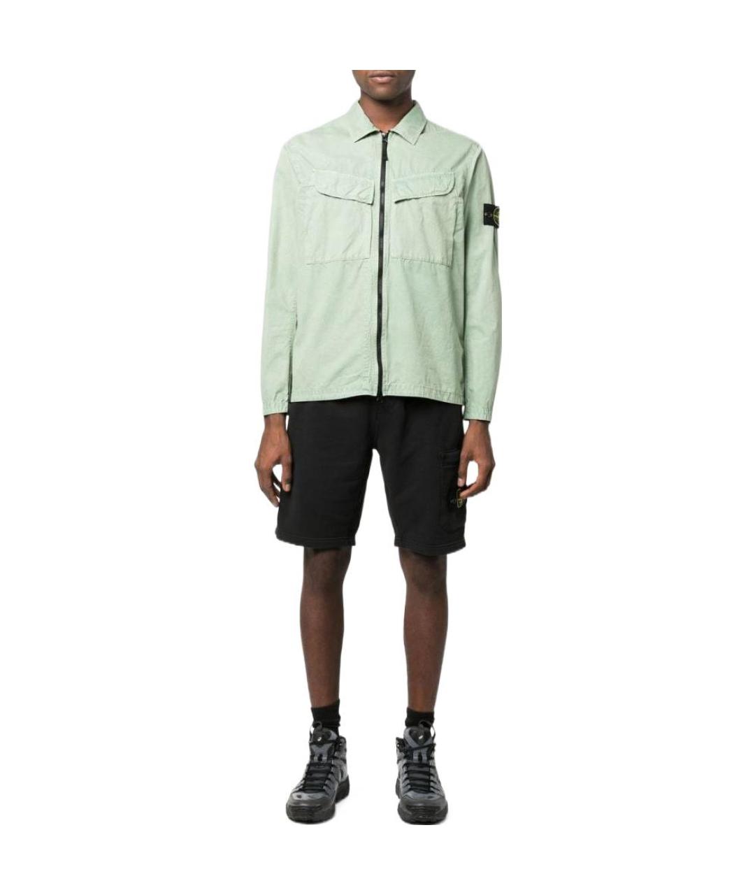 STONE ISLAND Салатовая куртка, фото 3