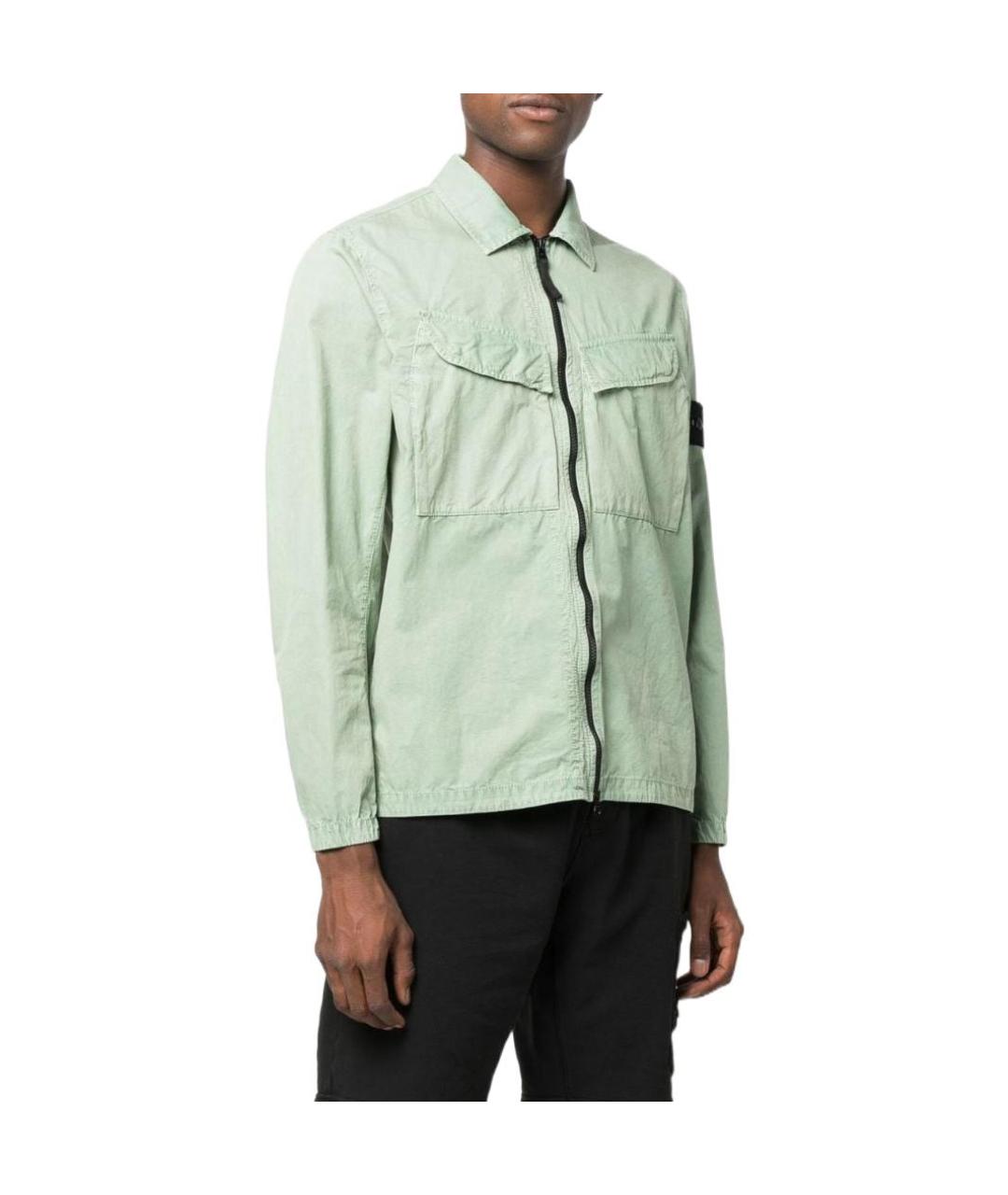STONE ISLAND Салатовая куртка, фото 5