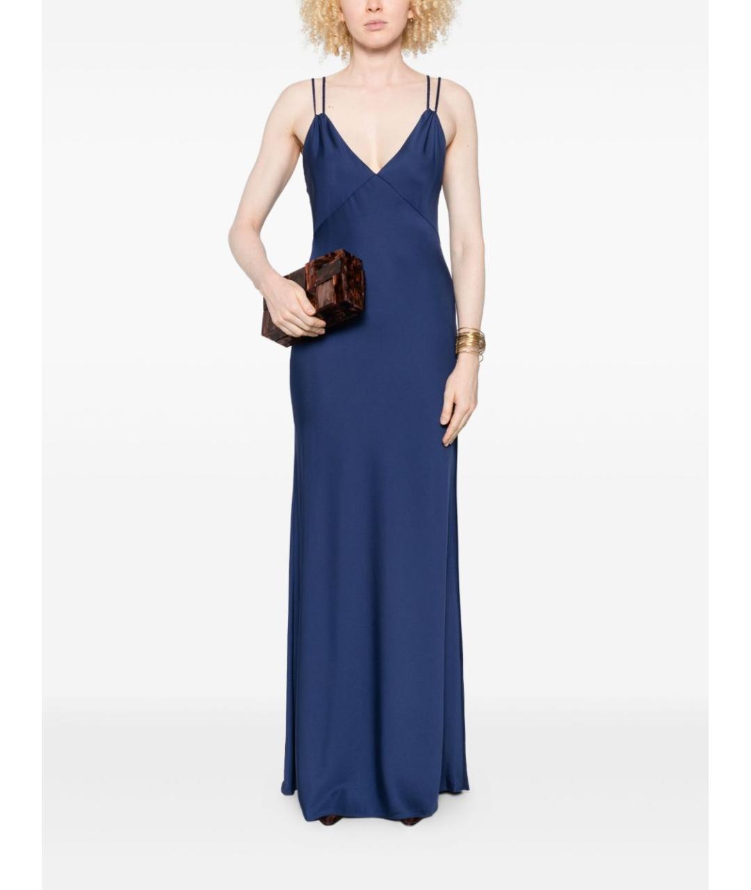 ALICE+OLIVIA Синее коктейльное платье, фото 4