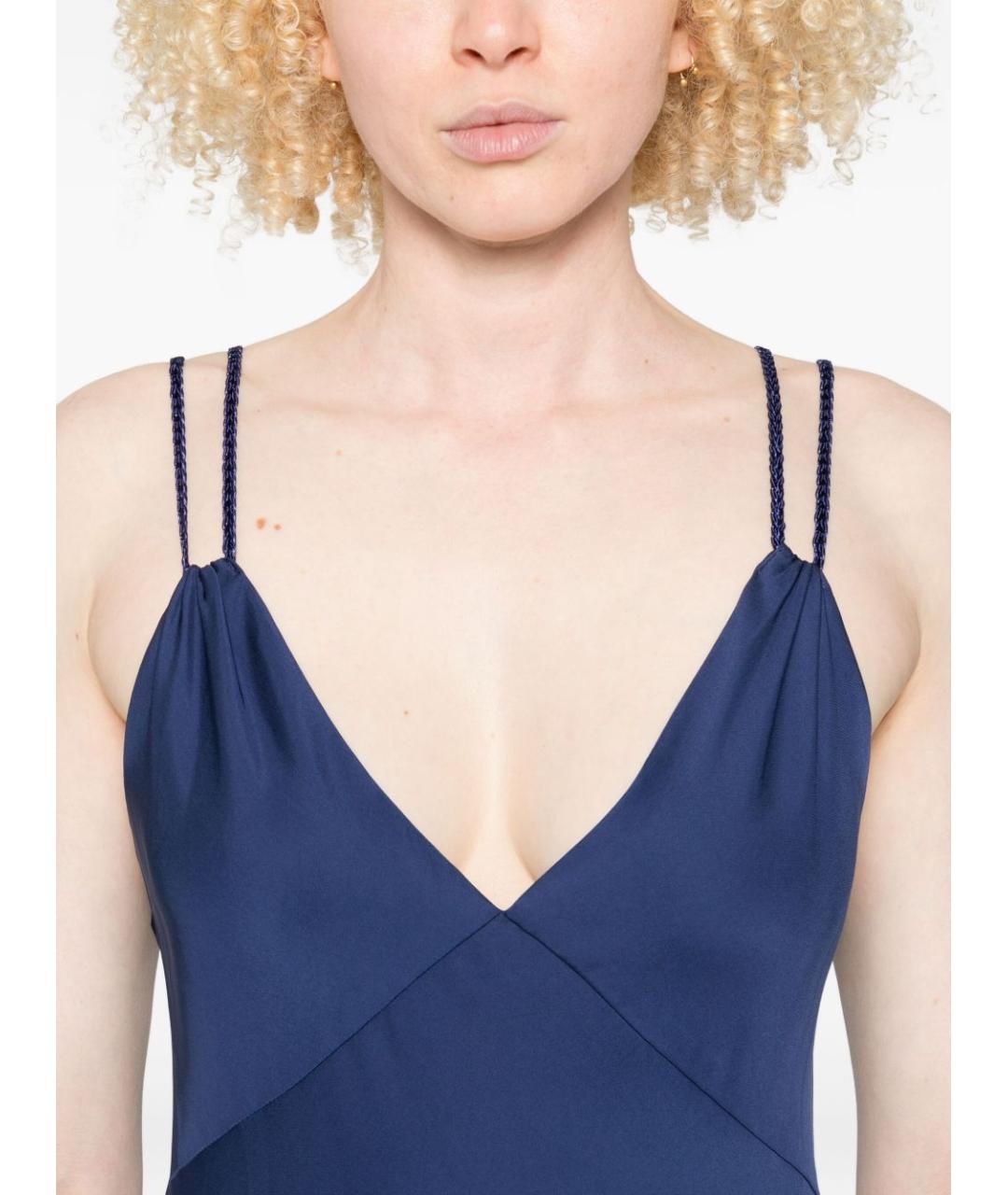 ALICE+OLIVIA Синее коктейльное платье, фото 5