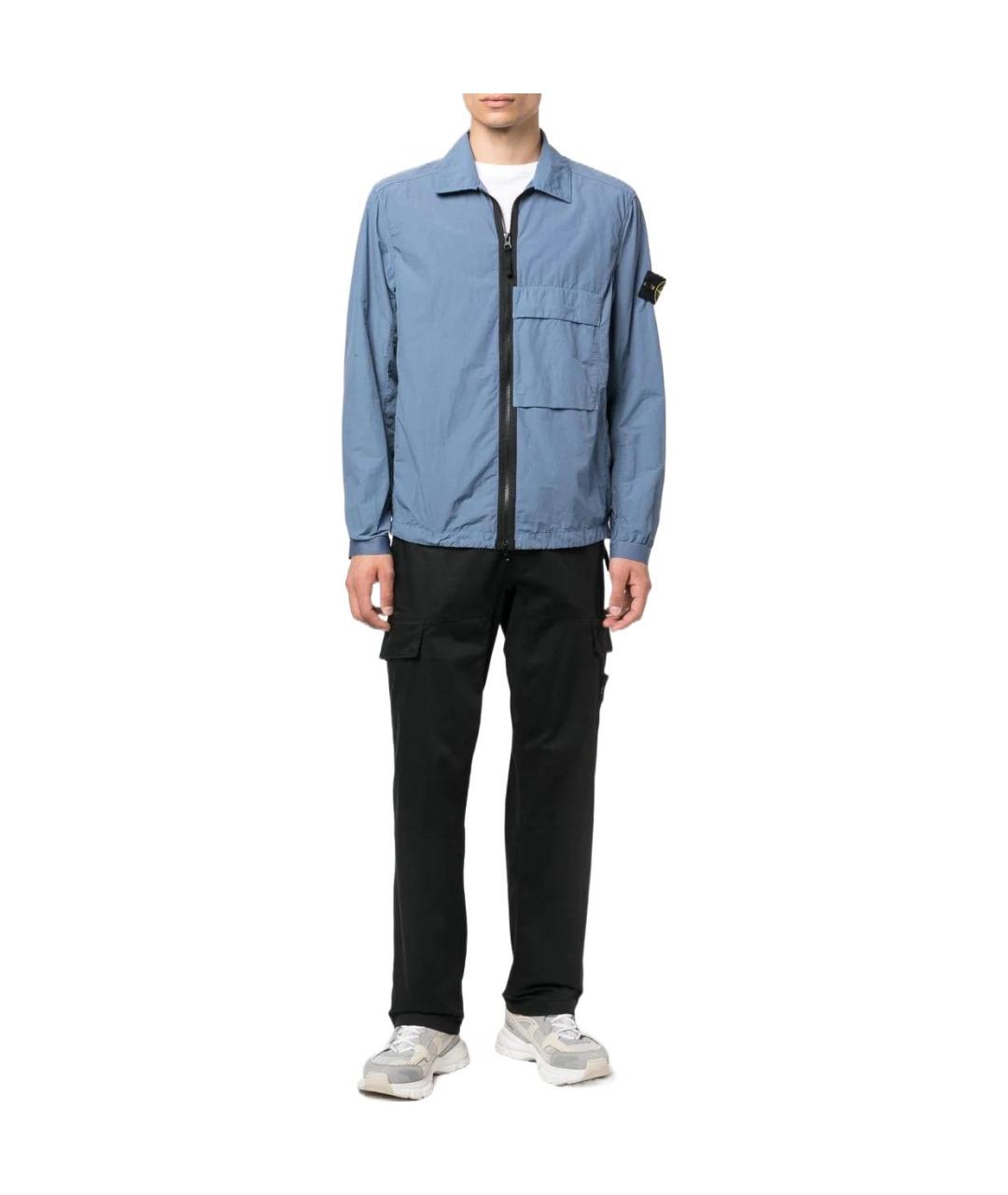 STONE ISLAND Синяя куртка, фото 2
