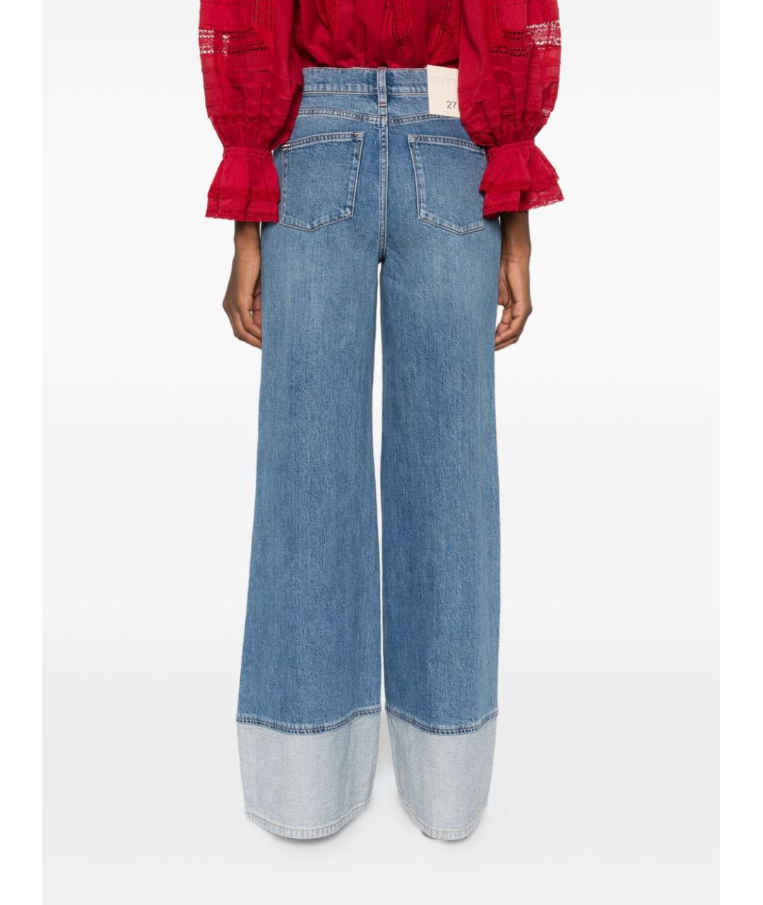ALICE+OLIVIA Синие прямые джинсы, фото 4