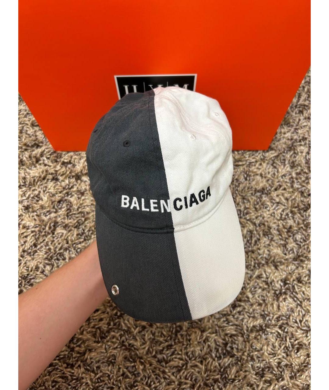 BALENCIAGA Черная хлопковая кепка/бейсболка, фото 3