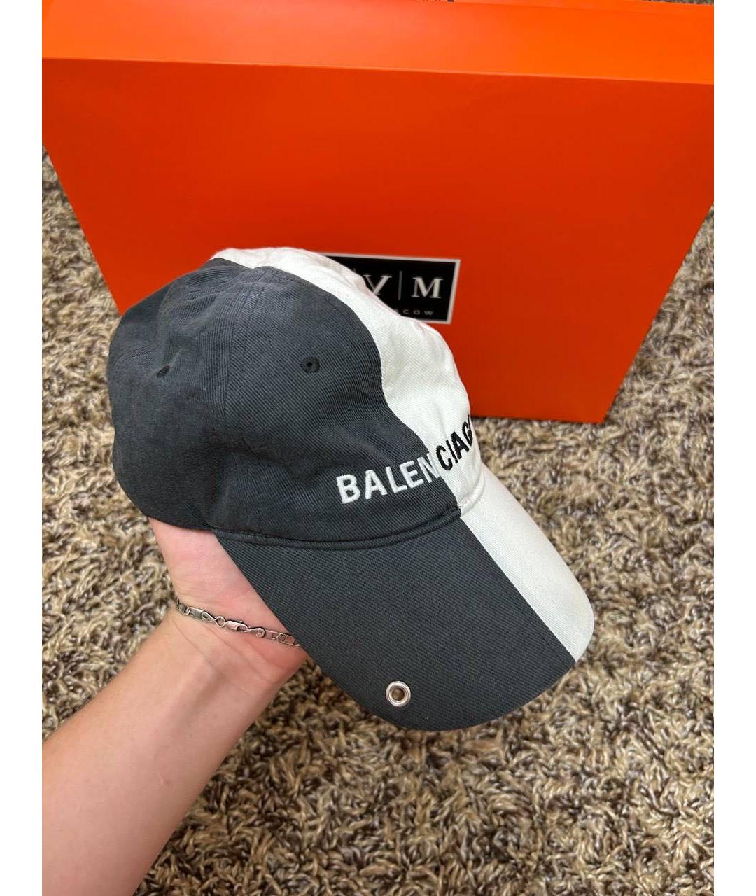 BALENCIAGA Черная хлопковая кепка/бейсболка, фото 6