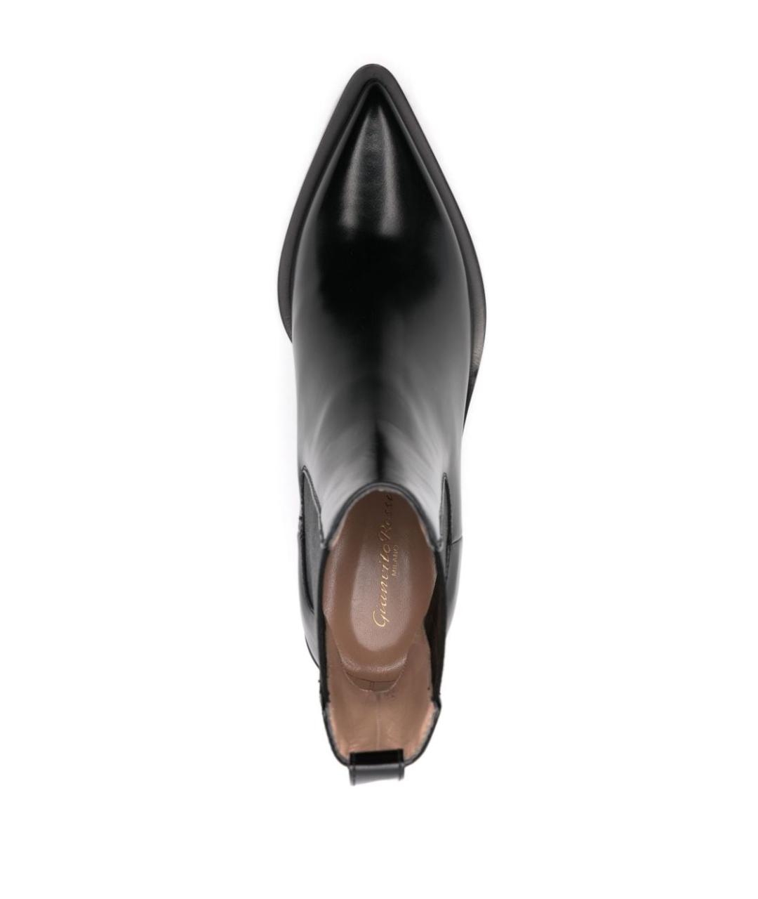 GIANVITO ROSSI Черные кожаные ботинки, фото 2