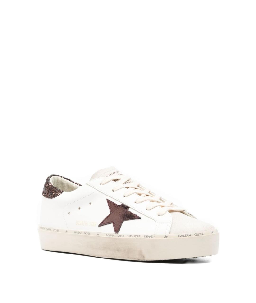 GOLDEN GOOSE DELUXE BRAND Белые кожаные кеды, фото 2