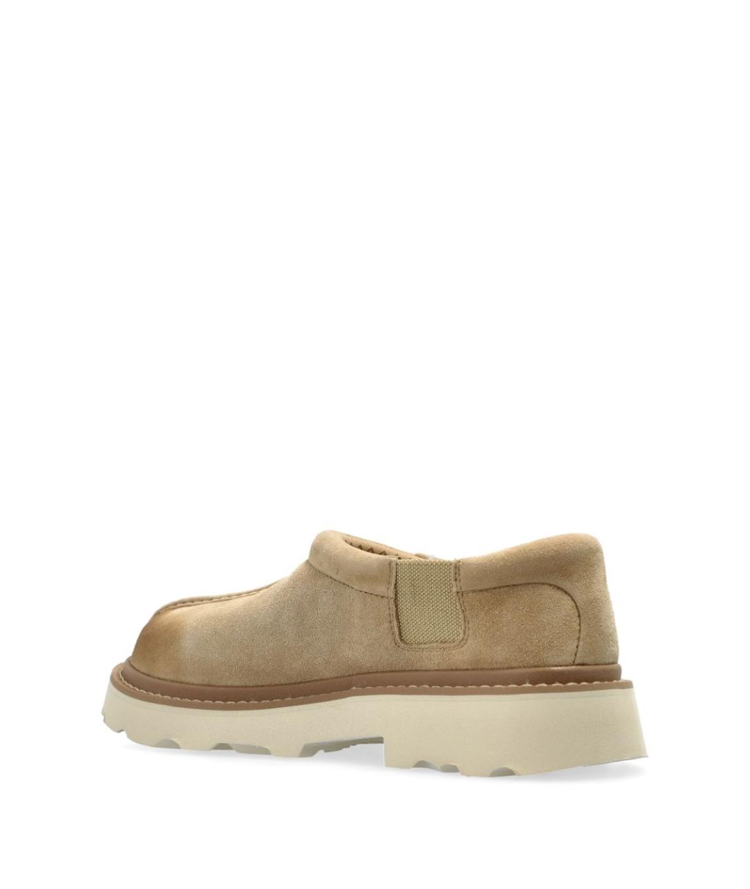 UGG AUSTRALIA Бежевые замшевые низкие ботинки, фото 5