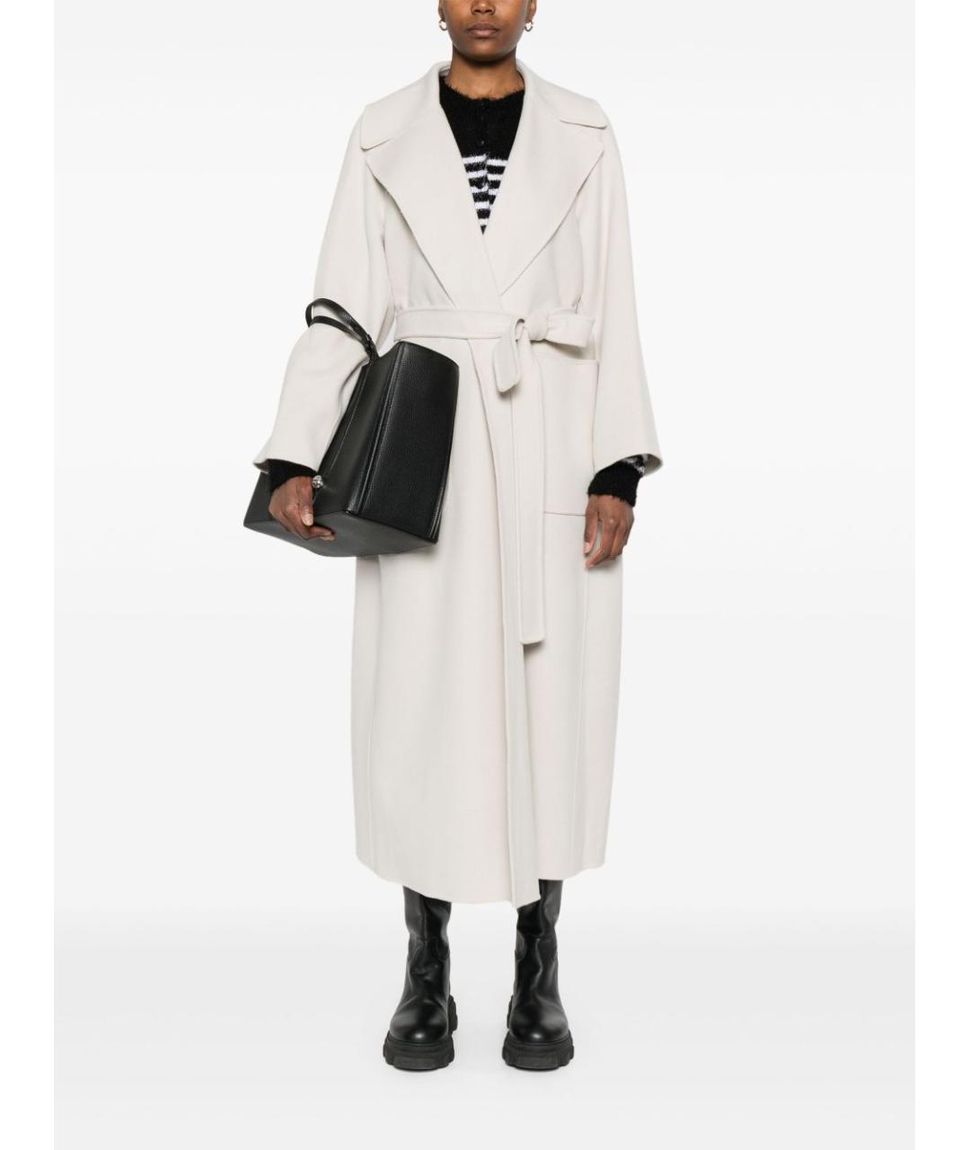 'S MAX MARA Бежевое пальто, фото 5