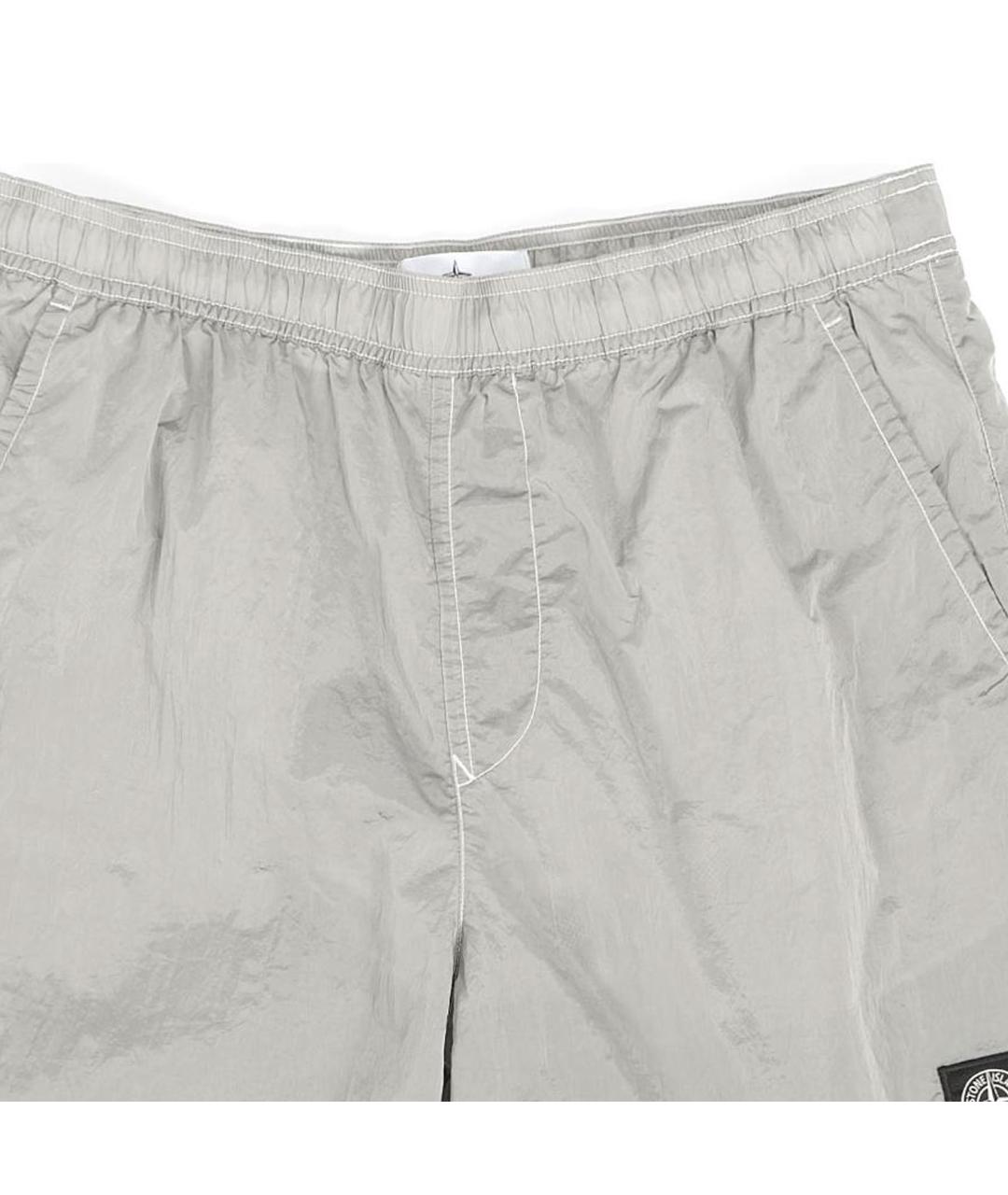 STONE ISLAND Серые шорты, фото 3