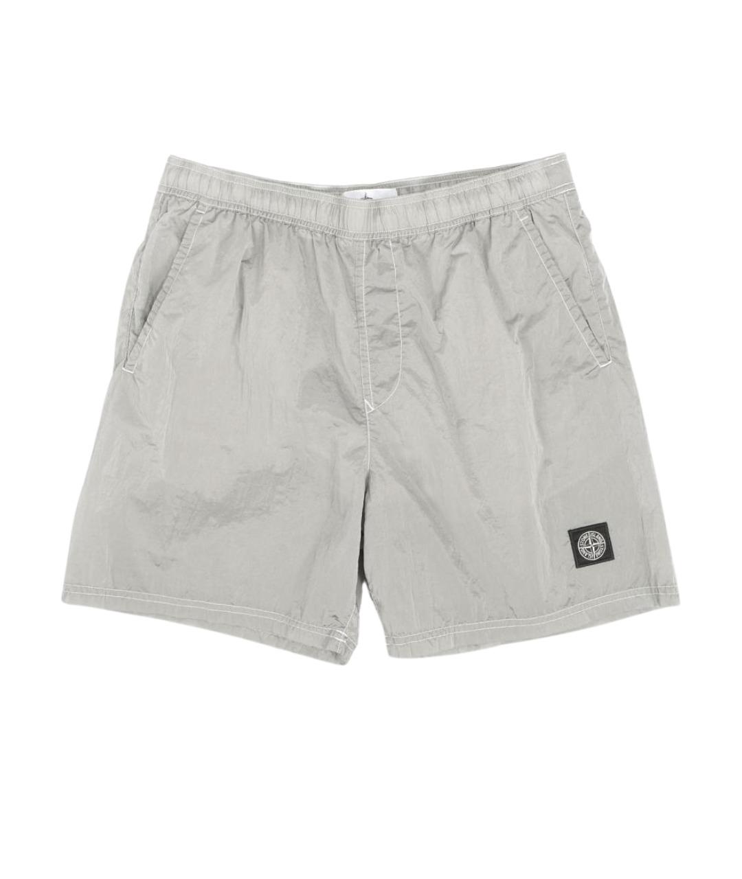 STONE ISLAND Серые шорты, фото 1