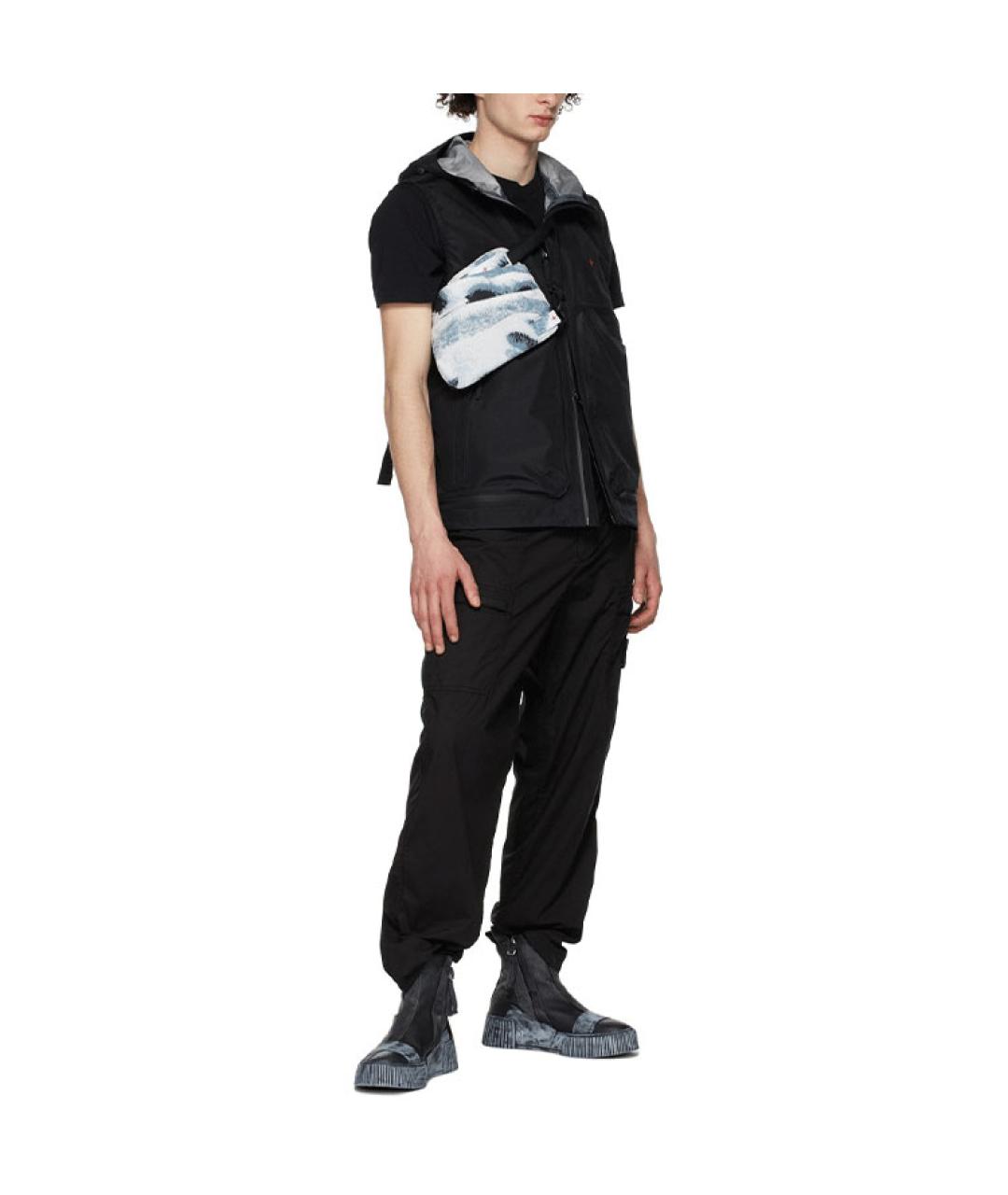 STONE ISLAND Черный жилет, фото 3