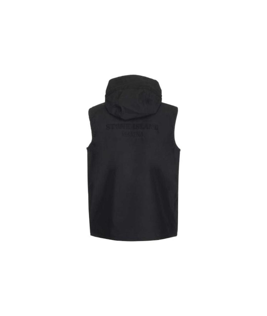 STONE ISLAND Черный жилет, фото 2