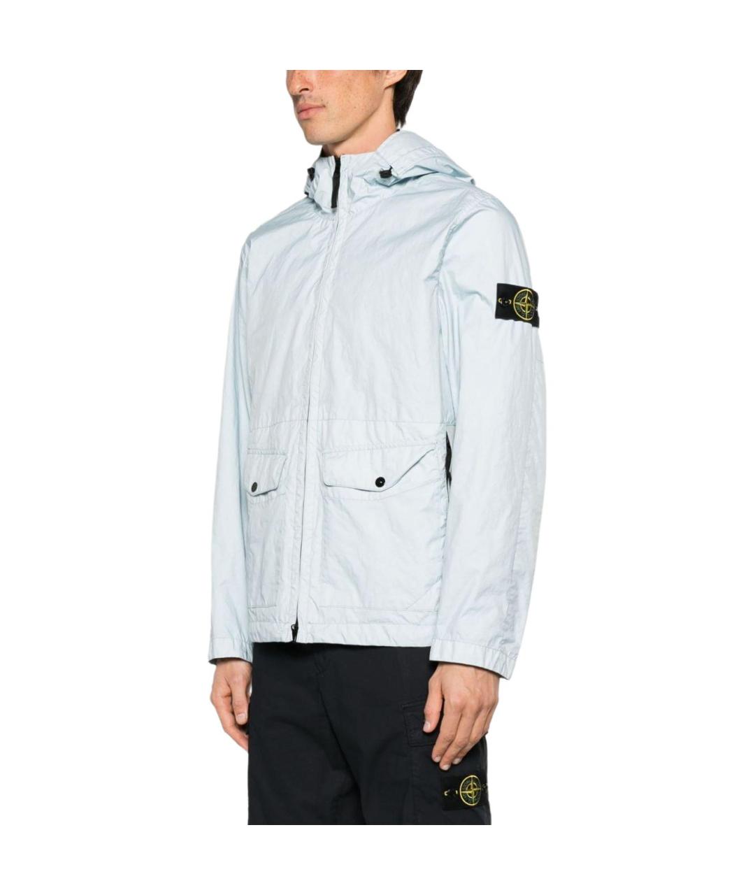 STONE ISLAND Голубая куртка, фото 3
