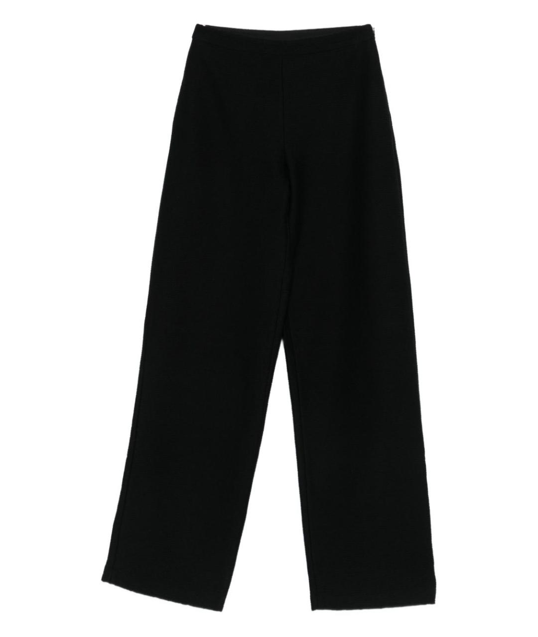 EMPORIO ARMANI Черные прямые брюки, фото 1