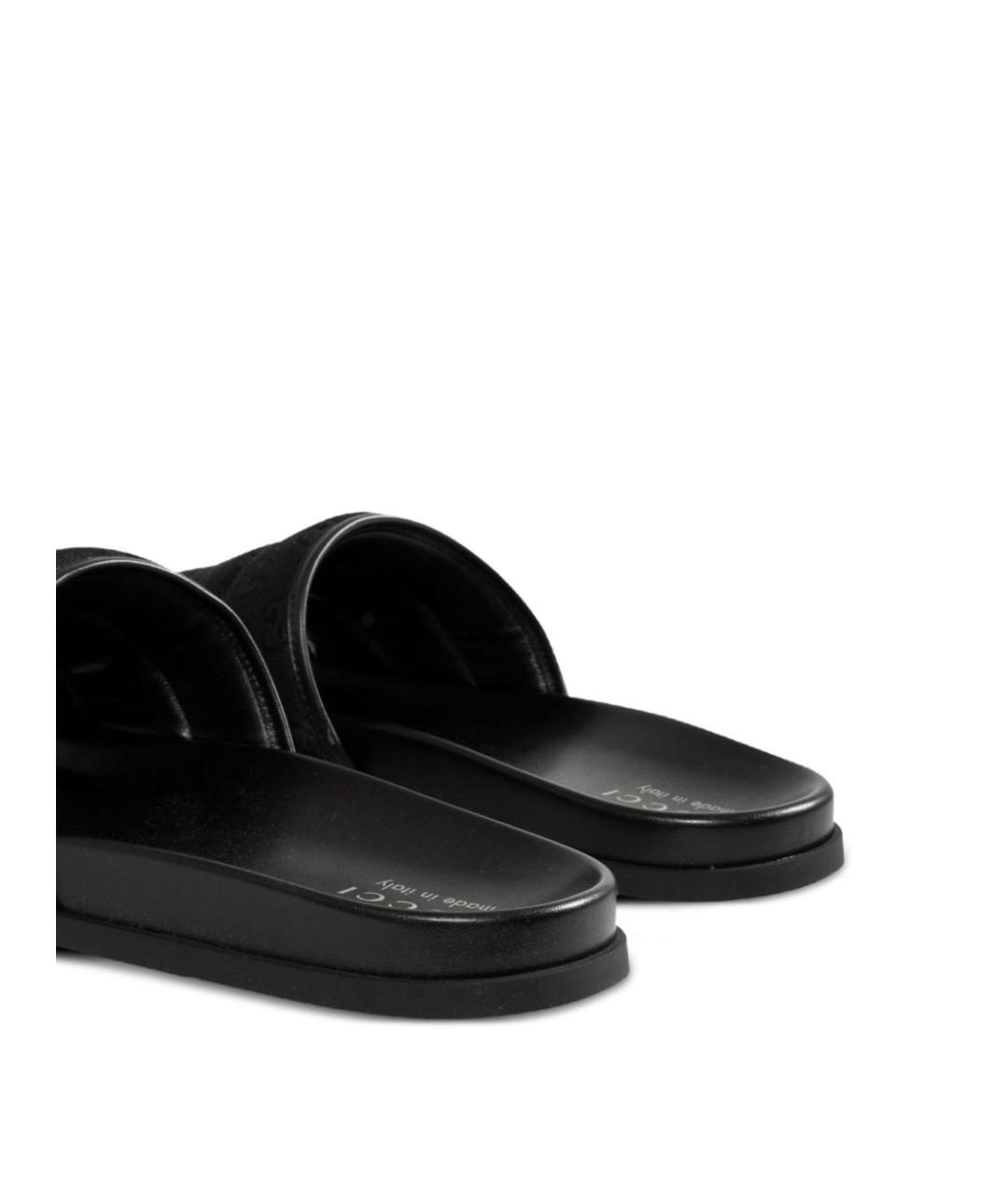 GUCCI Черные сандалии, фото 4