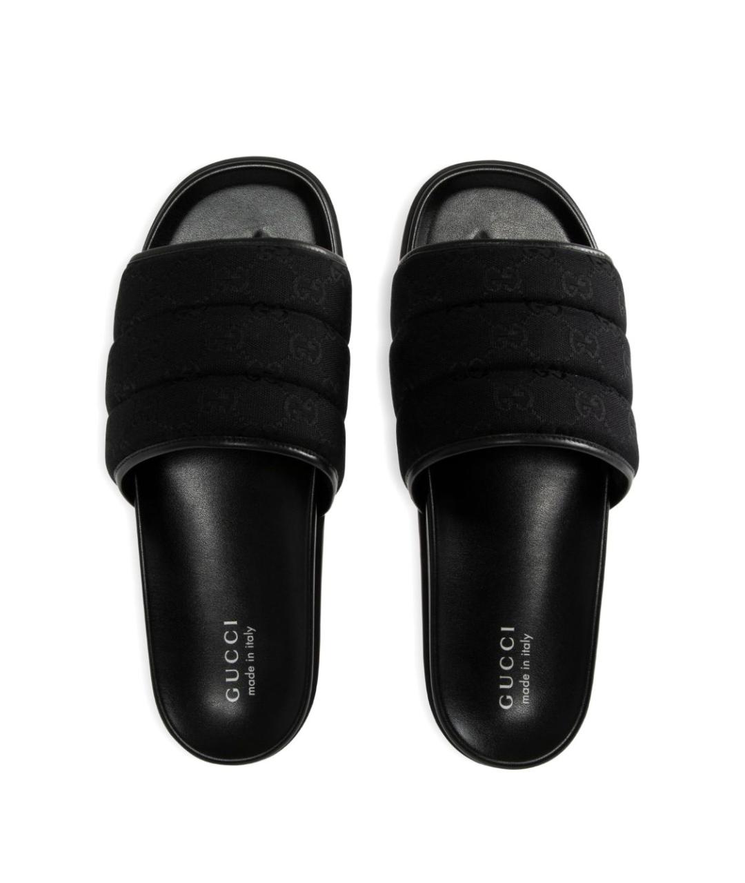 GUCCI Черные сандалии, фото 2
