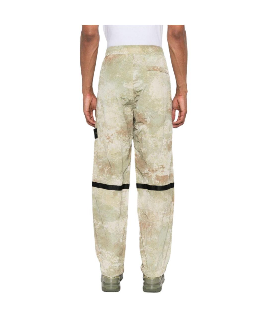 STONE ISLAND Мульти полиамидовые повседневные брюки, фото 4