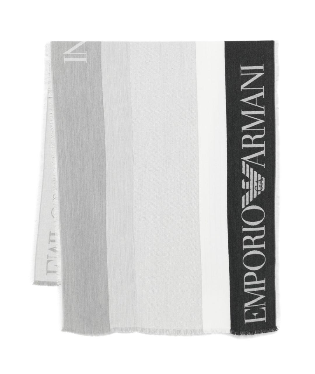 EMPORIO ARMANI Черный шарф, фото 1
