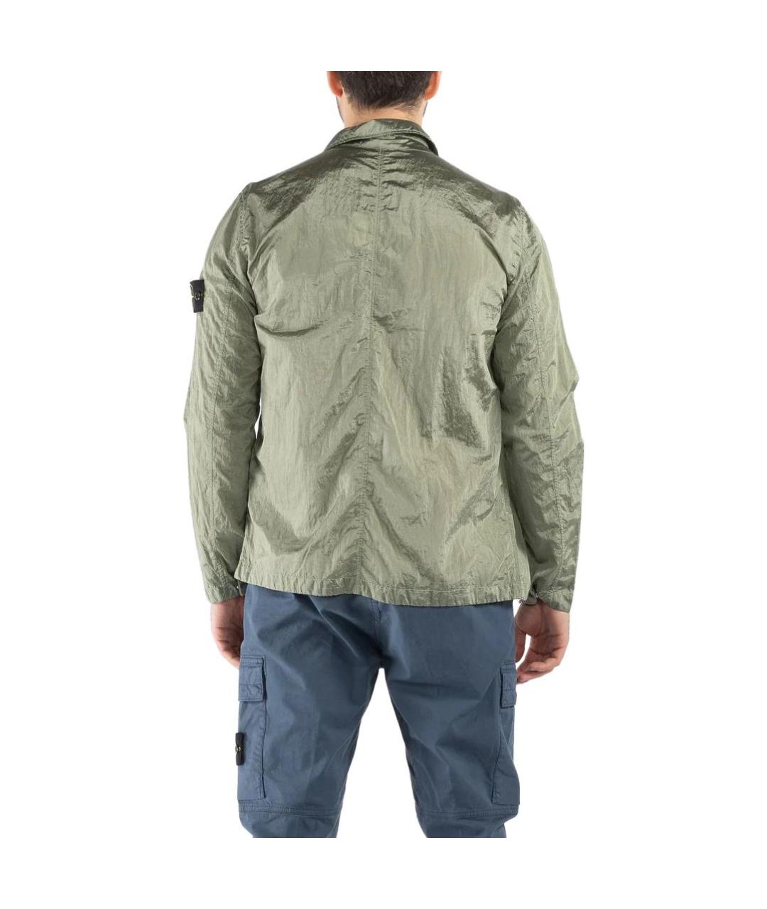 STONE ISLAND Зеленая куртка, фото 4