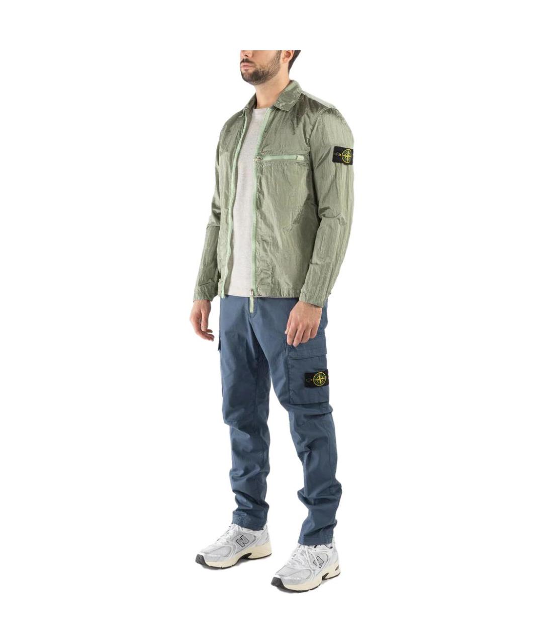 STONE ISLAND Зеленая куртка, фото 5