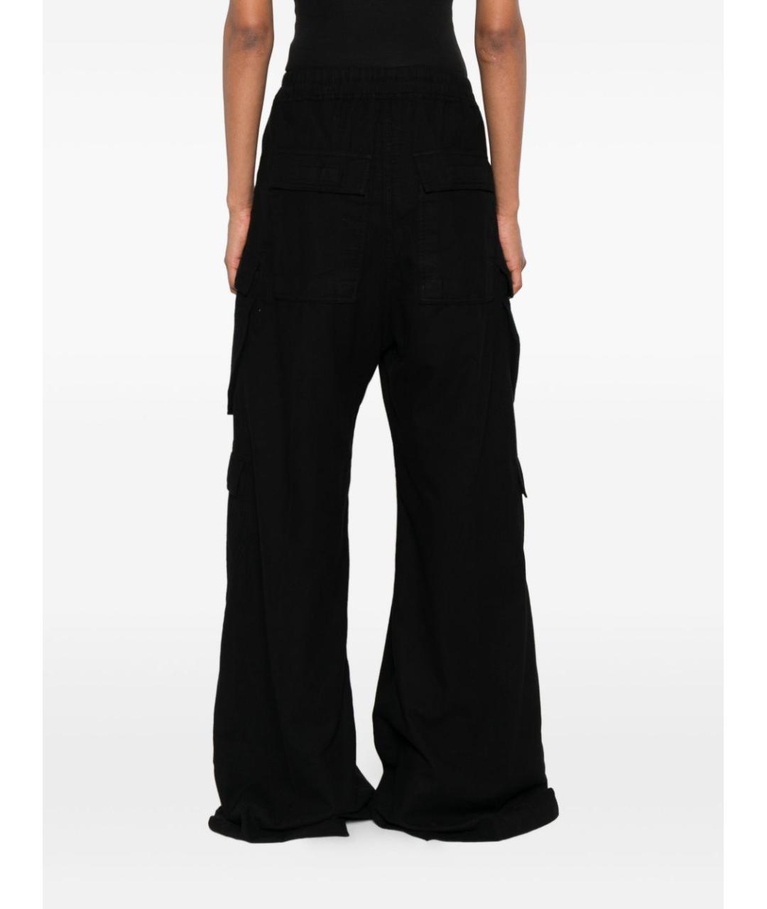 RICK OWENS DRKSHDW Черные прямые брюки, фото 5