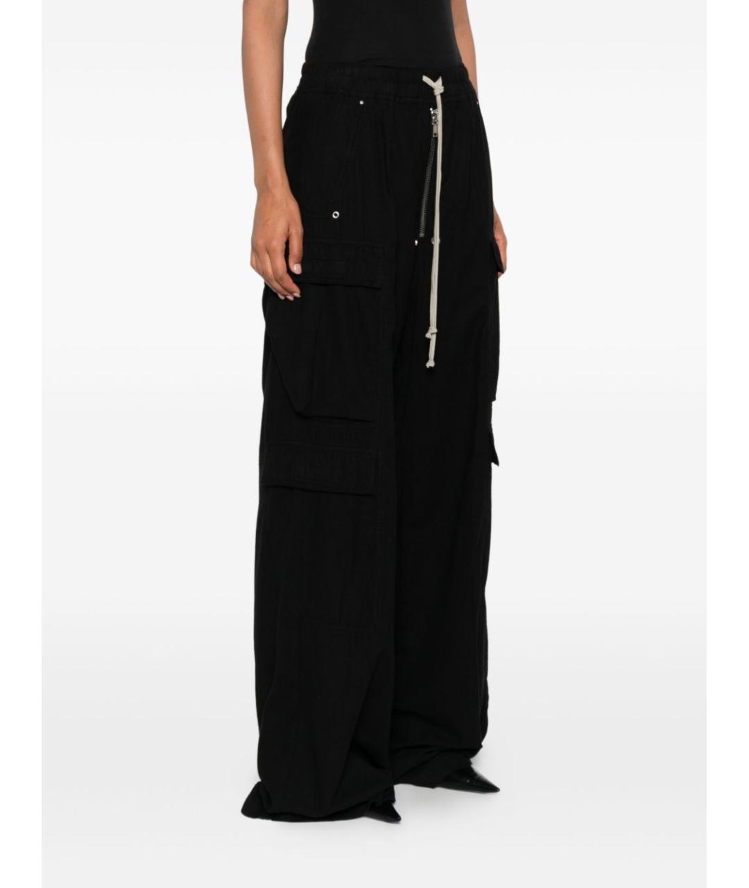 RICK OWENS DRKSHDW Черные прямые брюки, фото 2