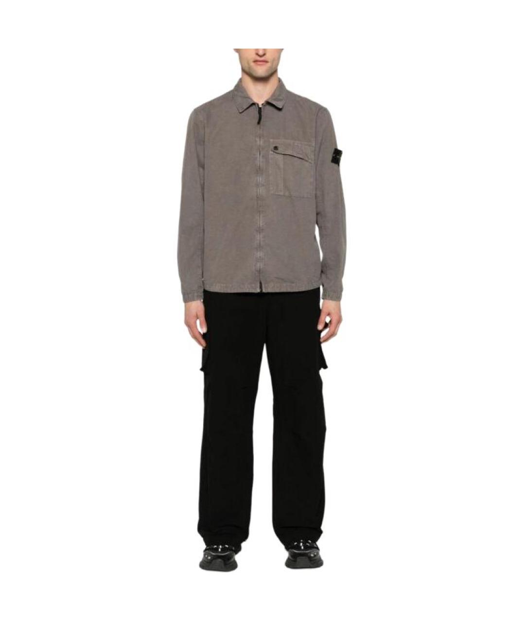 STONE ISLAND Коричневая куртка, фото 3