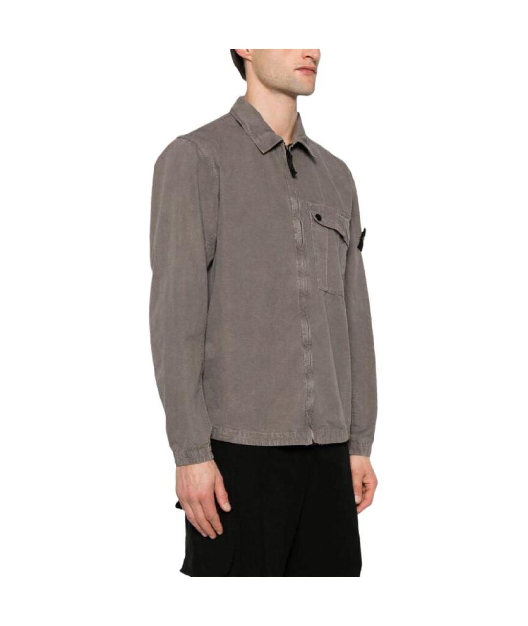 STONE ISLAND Коричневая куртка, фото 5