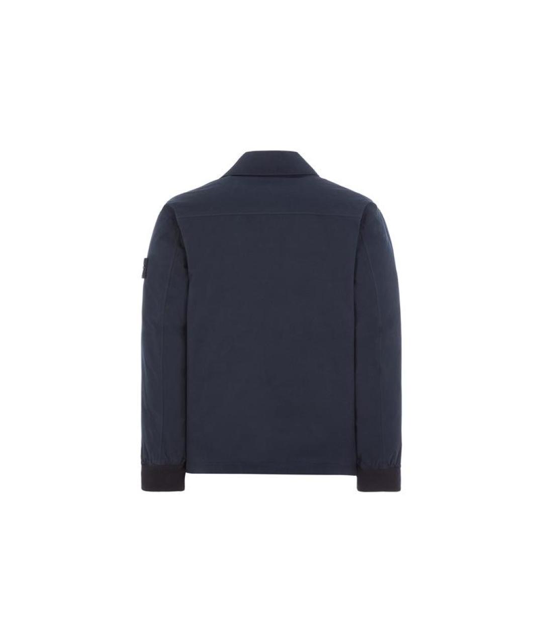 STONE ISLAND Темно-синяя куртка, фото 2