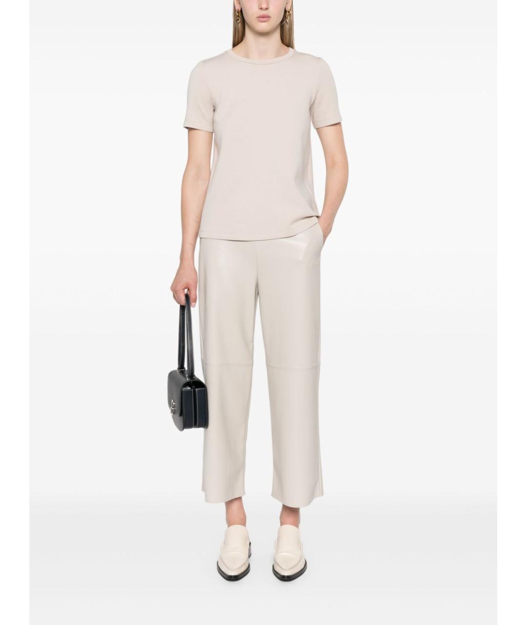 'S MAX MARA Бежевая футболка, фото 5