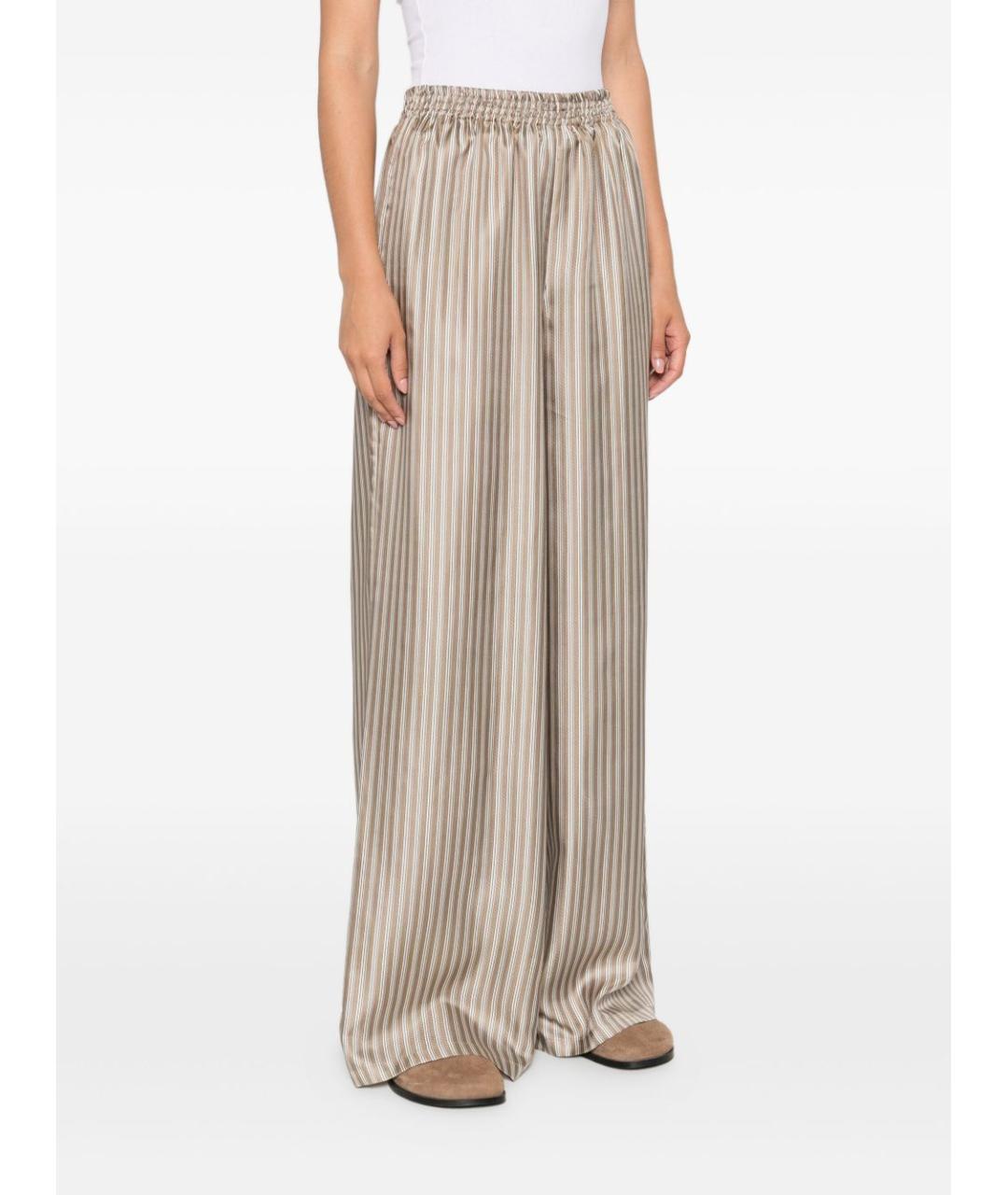 MAX MARA Бежевые прямые брюки, фото 4