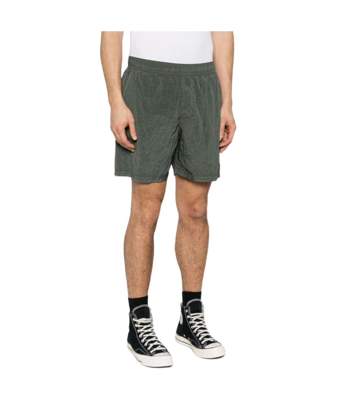 STONE ISLAND Серые шорты, фото 5