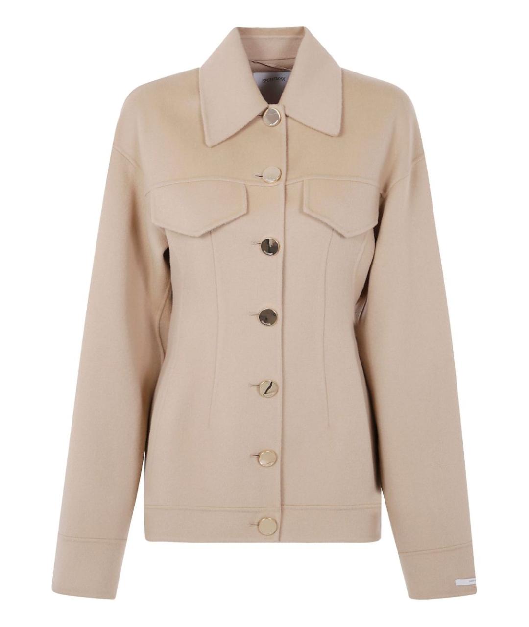 SPORTMAX Бежевое пальто, фото 1