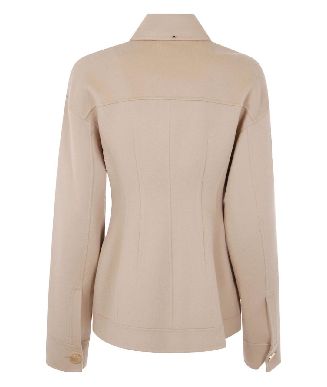 SPORTMAX Бежевое пальто, фото 3