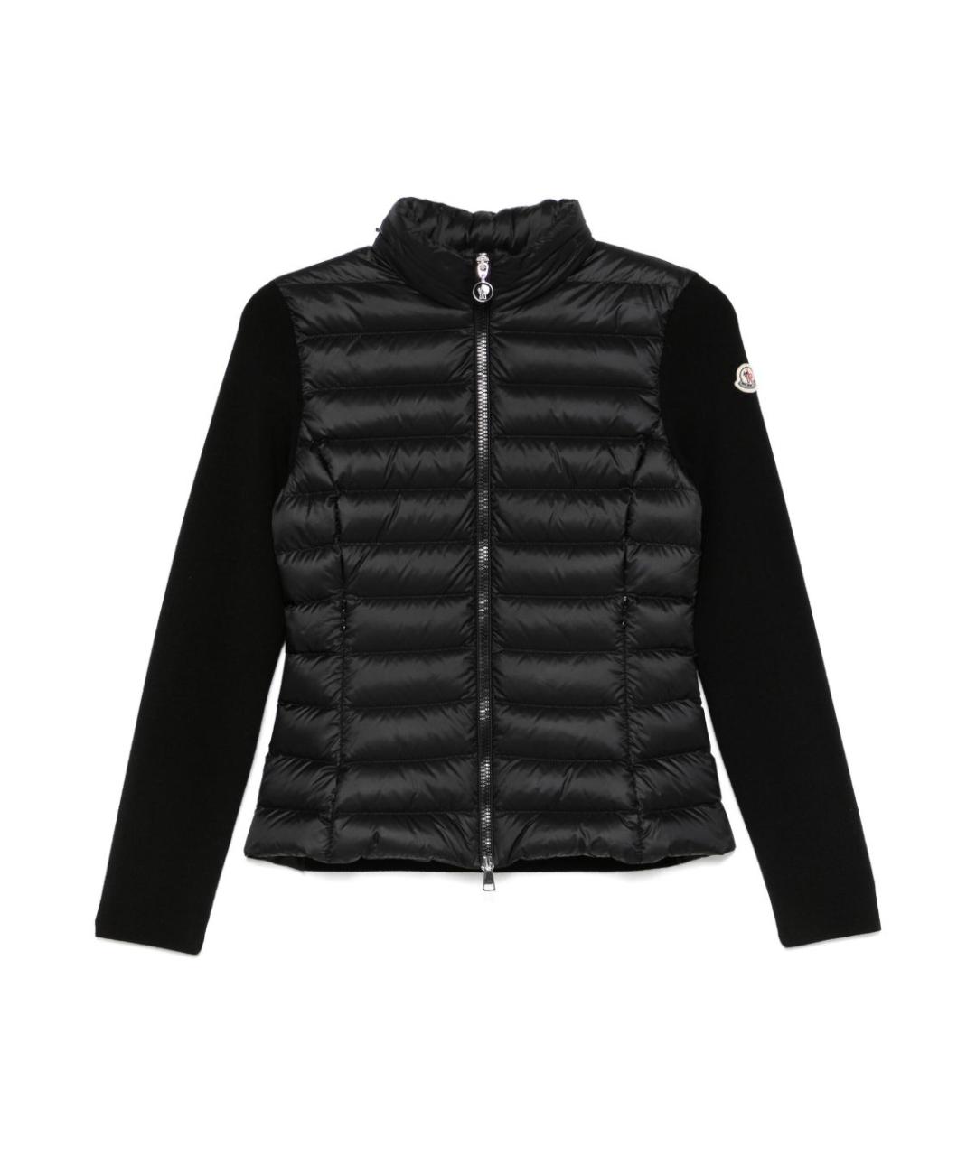 MONCLER Черная полиамидовая куртка, фото 1