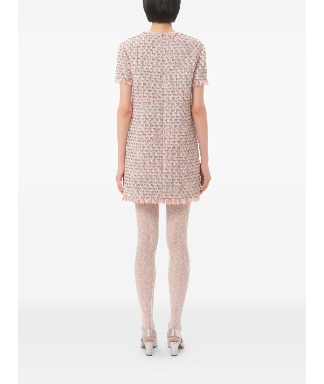 VALENTINO Мульти твидовое повседневное платье, фото 7