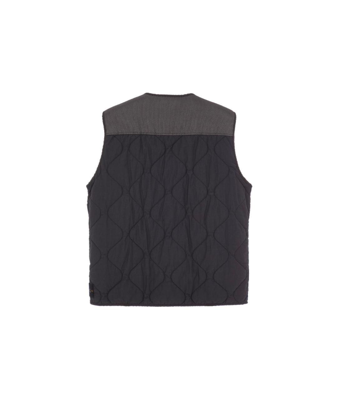 STONE ISLAND Черный жилет, фото 2