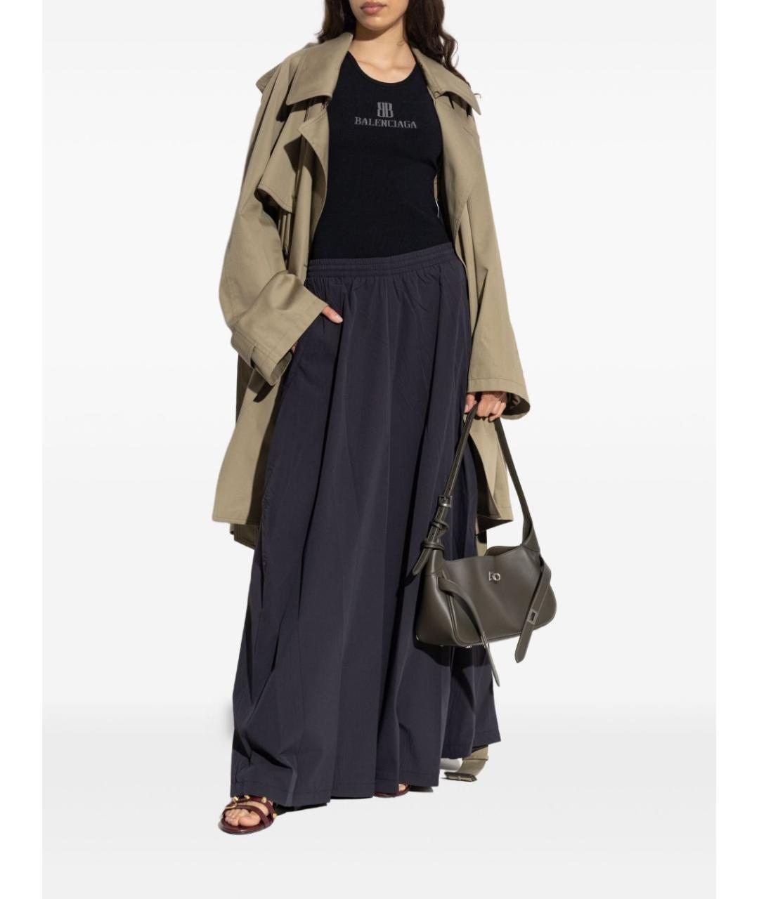 BALENCIAGA Черная майка, фото 3