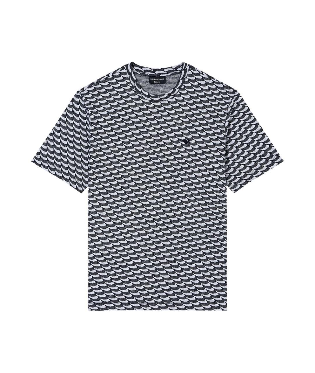 EMPORIO ARMANI Мульти хлопковая футболка, фото 1