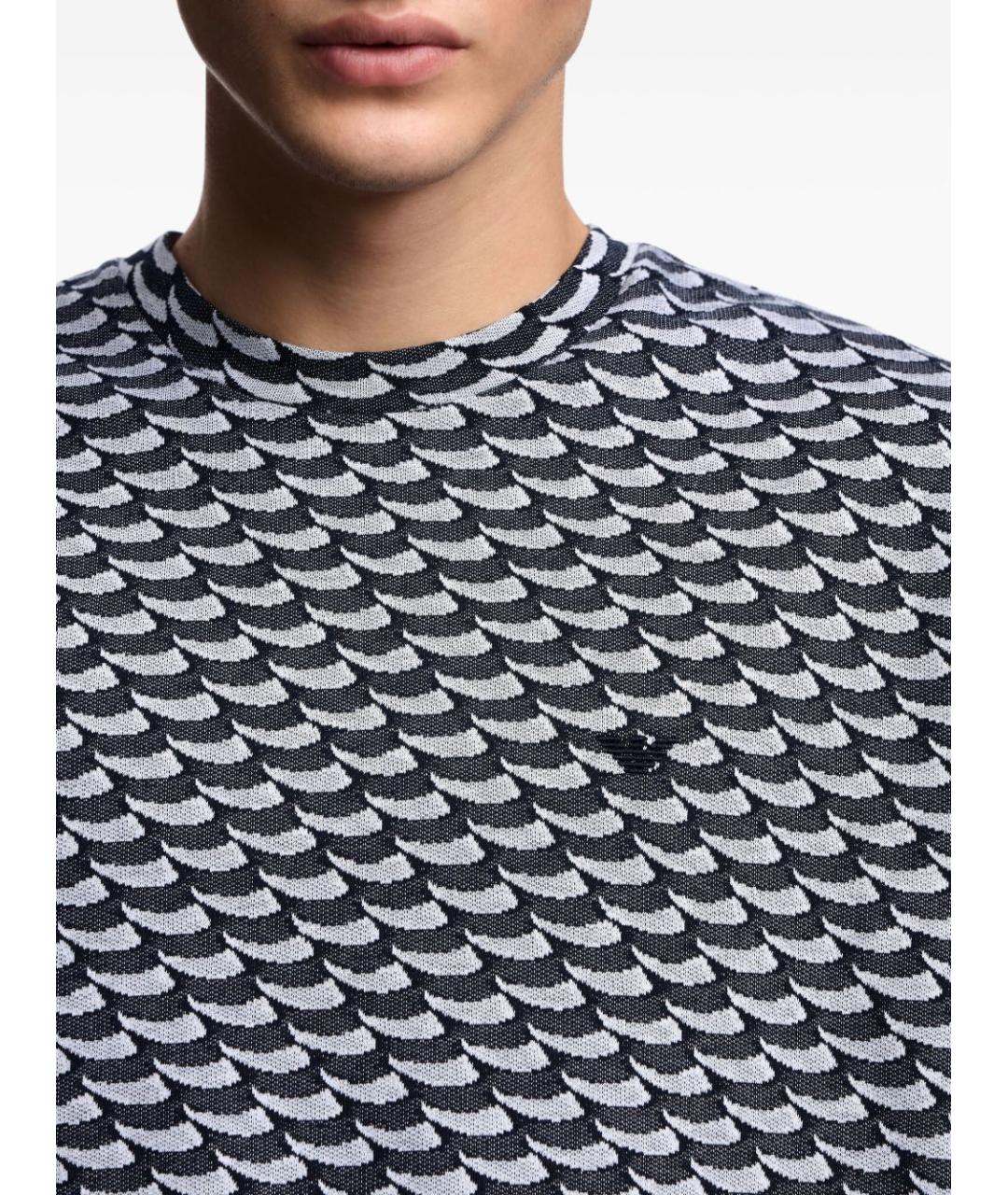 EMPORIO ARMANI Мульти хлопковая футболка, фото 4
