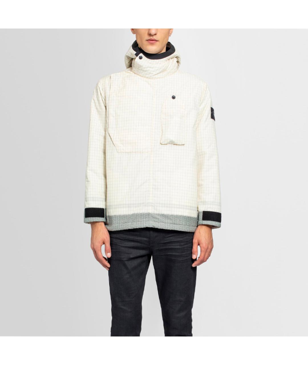 STONE ISLAND Белая куртка, фото 2