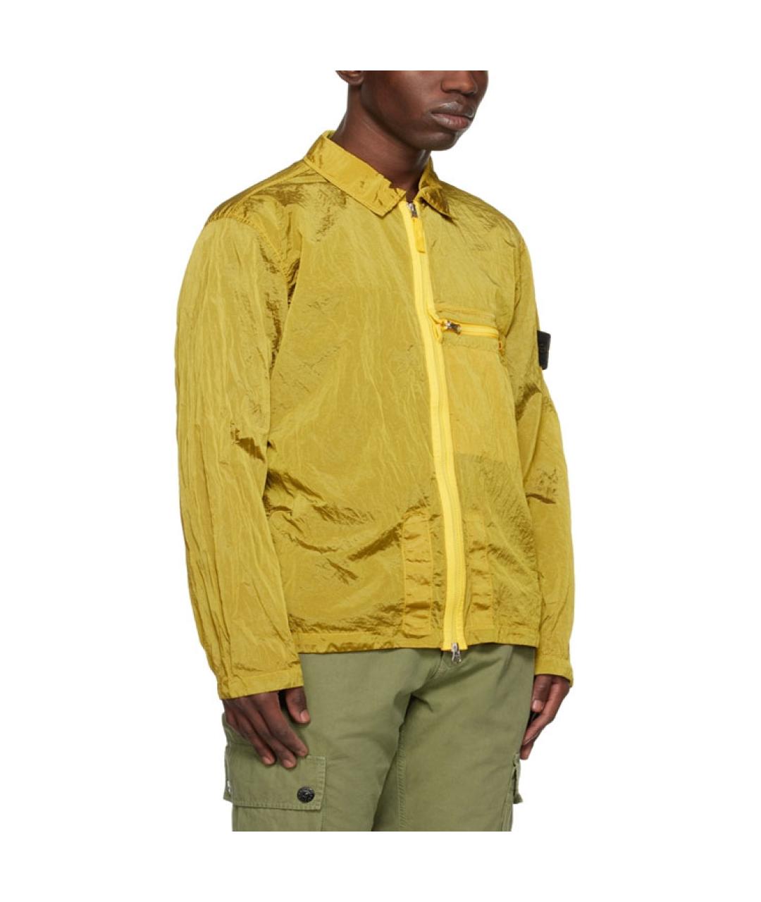 STONE ISLAND Желтая куртка, фото 4