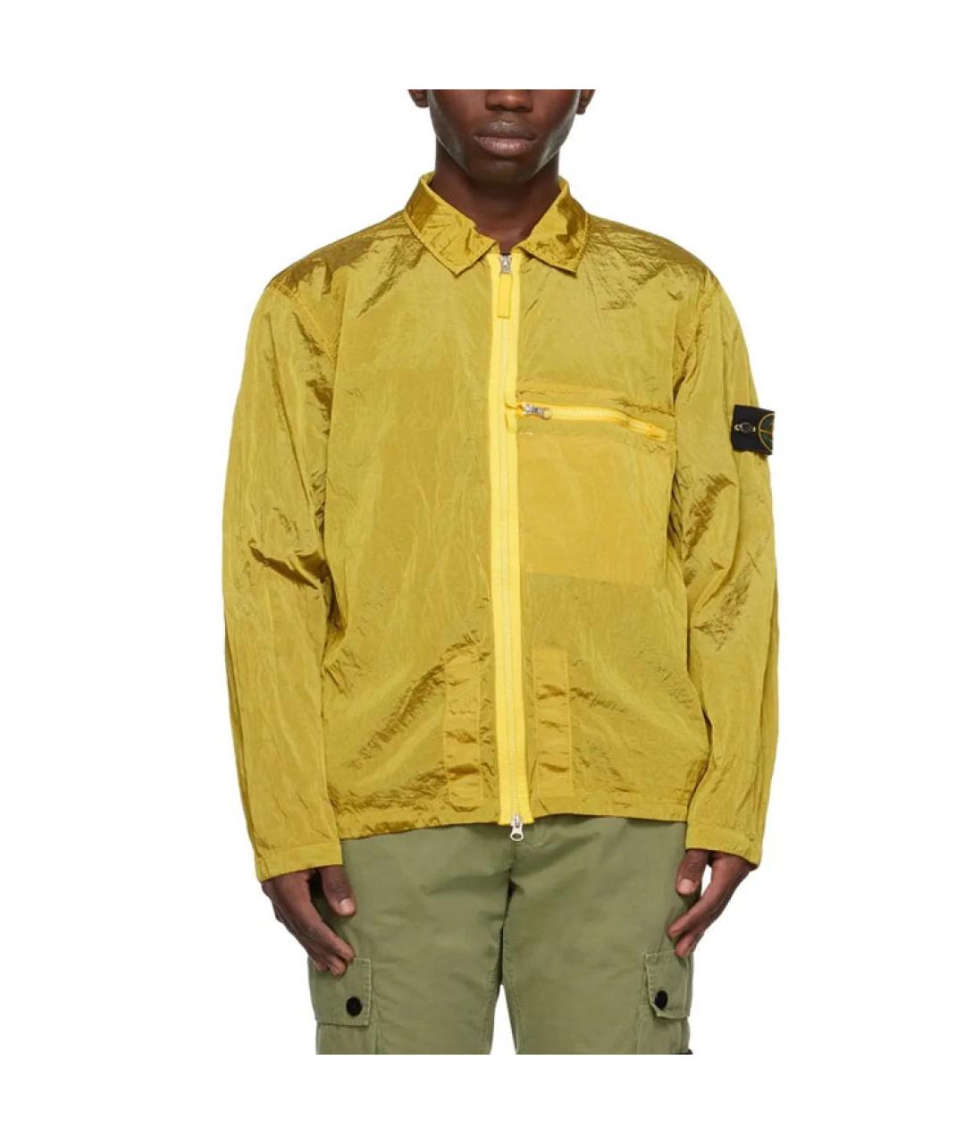 STONE ISLAND Желтая куртка, фото 6