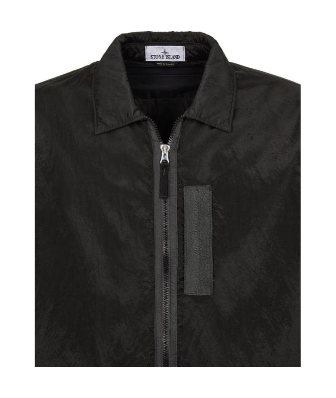 STONE ISLAND Черная куртка, фото 4