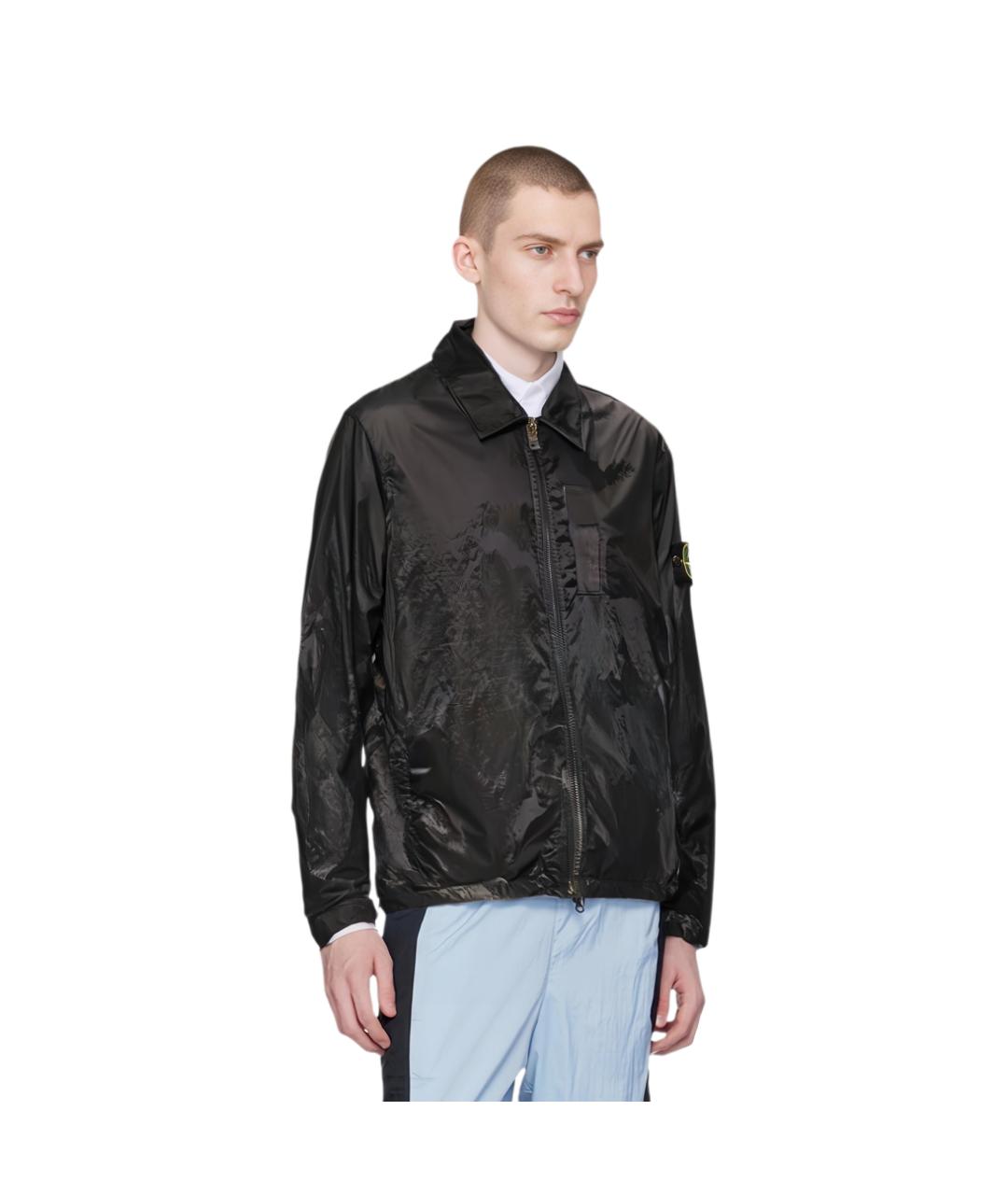STONE ISLAND Черная куртка, фото 3