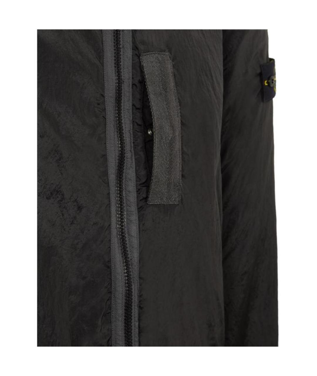 STONE ISLAND Черная куртка, фото 5
