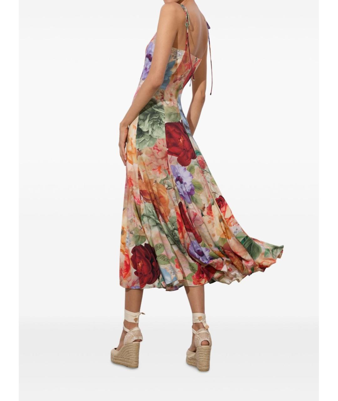 ALICE+OLIVIA Мульти вискозное платье, фото 4