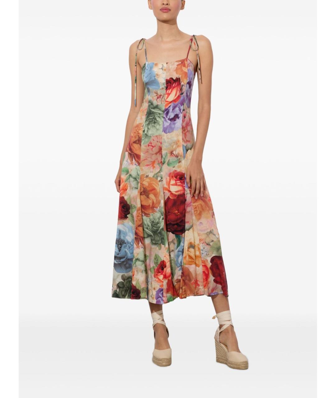ALICE+OLIVIA Мульти вискозное платье, фото 6