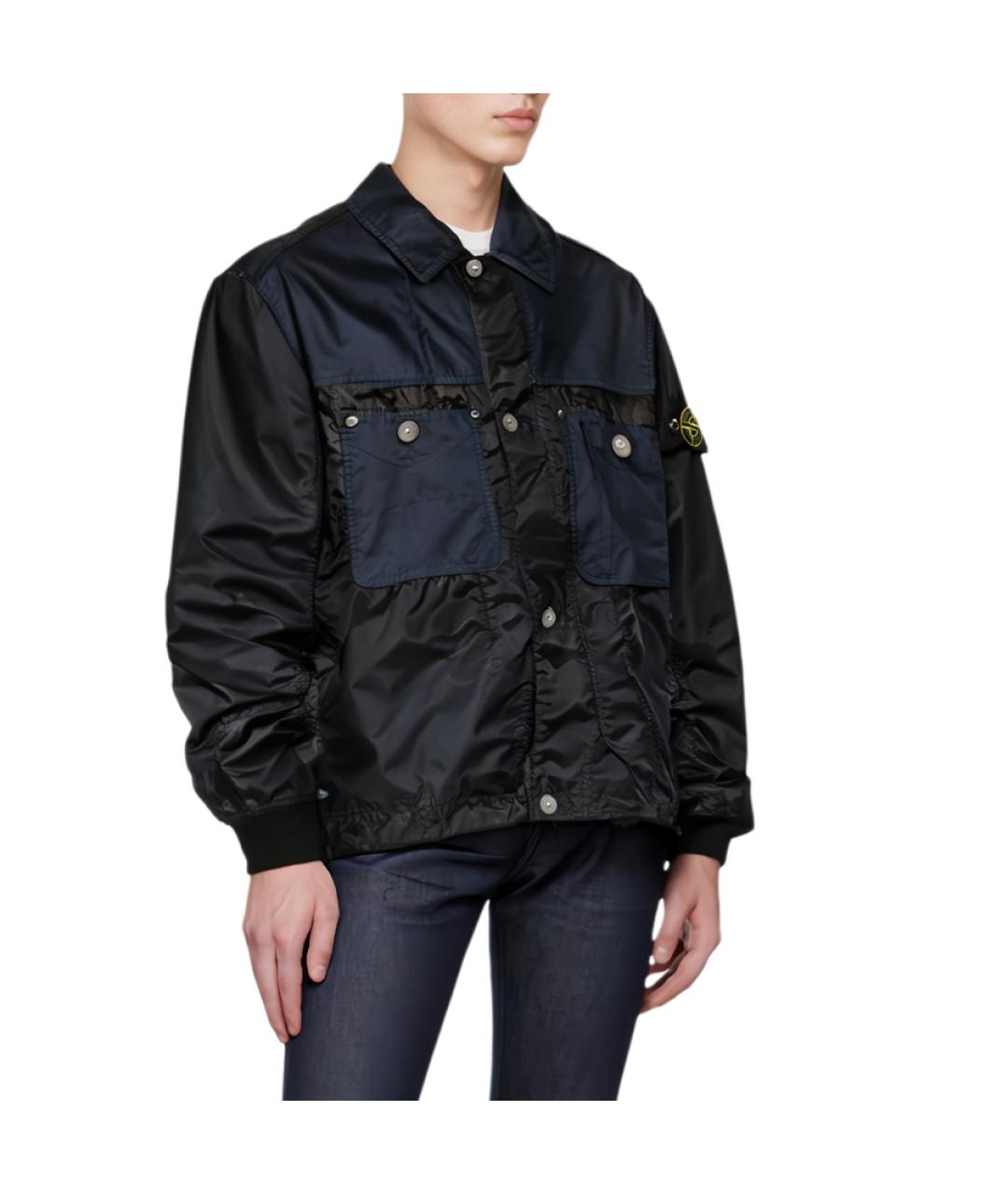 STONE ISLAND Темно-синяя куртка, фото 6
