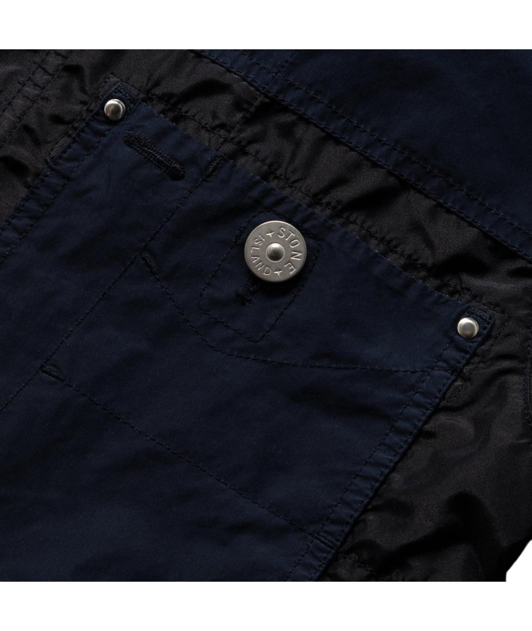 STONE ISLAND Темно-синяя куртка, фото 4